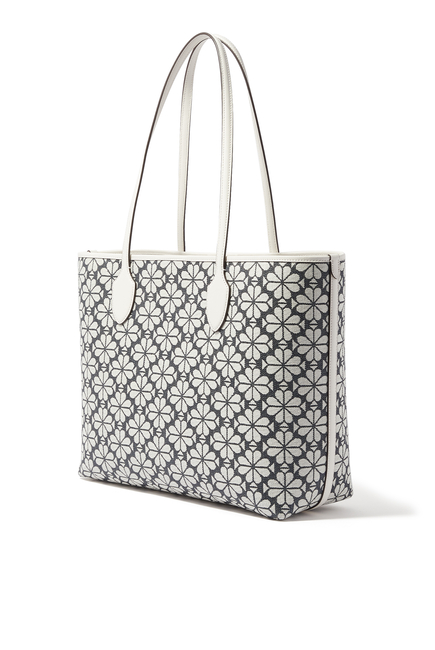 Spade Flower Coated Canvas Large Tote